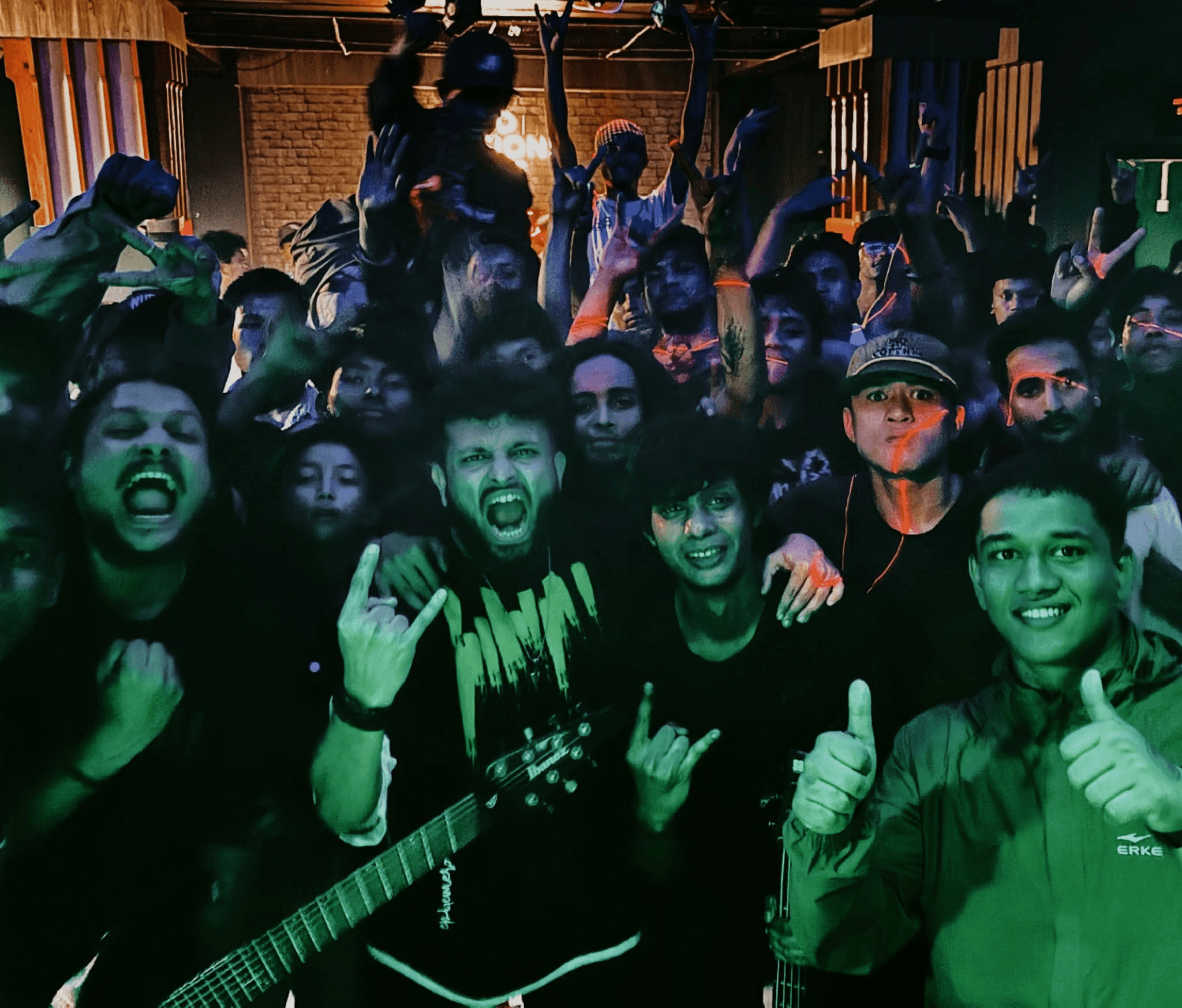 Official poster for the Disquietude Vengeance Psychosis Tour, featuring performances across India and Nepal in 2025.